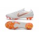 Nike Mercurial Vapor XII Mens FG Football Boots - White Orange