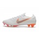 Nike Mercurial Vapor XII Mens FG Football Boots - White Orange