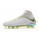 Nike Hypervenom Phantom 3 FG ACC Cleats - White Volt Grey