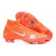 Mercurial Superfly 6 Elite FG Off White for Nike 2018 Orange