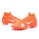Mercurial Superfly 6 Elite FG Off White for Nike 2018 Orange