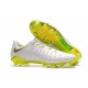 Nike Hypervenom Phantom 3 FG Firm Ground Shoes - White Grey