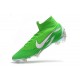 Nike Mercurial Superfly Vi Elite FG New Soccer Cleats - Green Silver