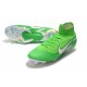 Nike Mercurial Superfly Vi Elite FG New Soccer Cleats - Green Silver