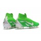 Nike Mercurial Superfly Vi Elite FG New Soccer Cleats - Green Silver