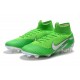 Nike Mercurial Superfly Vi Elite FG New Soccer Cleats - Green Silver