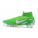 Nike Mercurial Superfly Vi Elite FG New Soccer Cleats - Green Silver