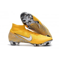 Nike Mercurial Superfly Vi Elite FG New Soccer Cleats - Neymar Yellow