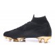 Nike Mercurial Superfly Vi Elite FG New Soccer Cleats - Black Gold