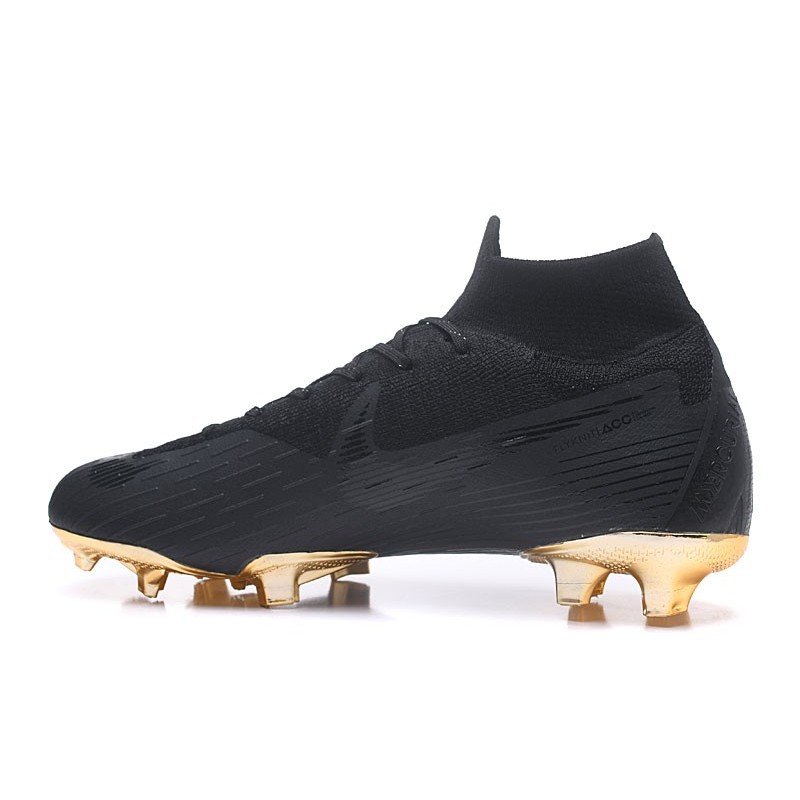 nike cleats black and gold