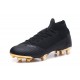 Nike Mercurial Superfly Vi Elite FG New Soccer Cleats - Black Gold