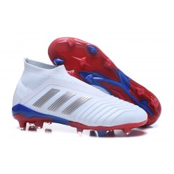 adidas Telstar Predator 18+ FG Soccer Cleats Russian White Silver