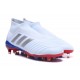 adidas Telstar Predator 18+ FG Soccer Cleats Russian White Silver