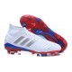 adidas Predator 18.1 Mens Telstar FG Football Boots White Silver Red Blue