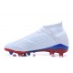 adidas Predator 18.1 Mens Telstar FG Football Boots White Silver Red Blue