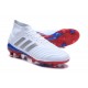 adidas Predator 18.1 Mens Telstar FG Football Boots White Silver Red Blue