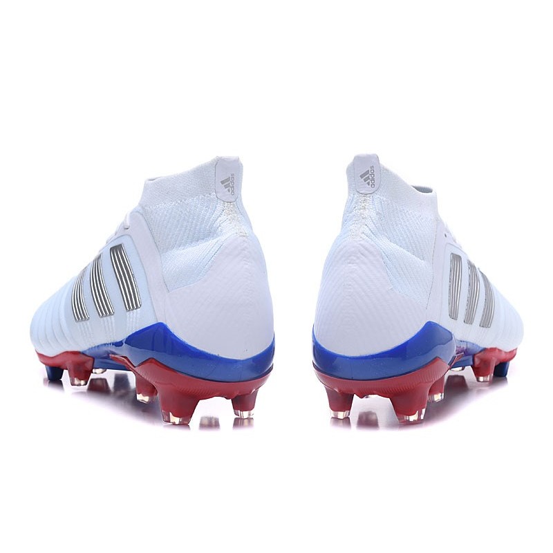 adidas Mens Telstar FG Football White Silver Red Blue