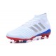 adidas Predator 18.1 Mens Telstar FG Football Boots White Silver Red Blue