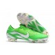 Nike Mercurial Vapor XII Mens FG Football Boots - Green Silver