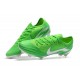 Nike Mercurial Vapor XII Mens FG Football Boots - Green Silver