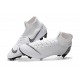 Nike Mercurial Superfly Vi Elite FG New Soccer Cleats - White Black