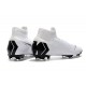 Nike Mercurial Superfly Vi Elite FG New Soccer Cleats - White Black