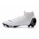 Nike Mercurial Superfly Vi Elite FG New Soccer Cleats - White Black