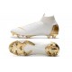 Nike Mercurial Superfly Vi Elite FG New Soccer Cleats - White Golden