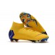 Nike Mercurial Superfly Vi Elite FG New Soccer Cleats - Yellow Blue