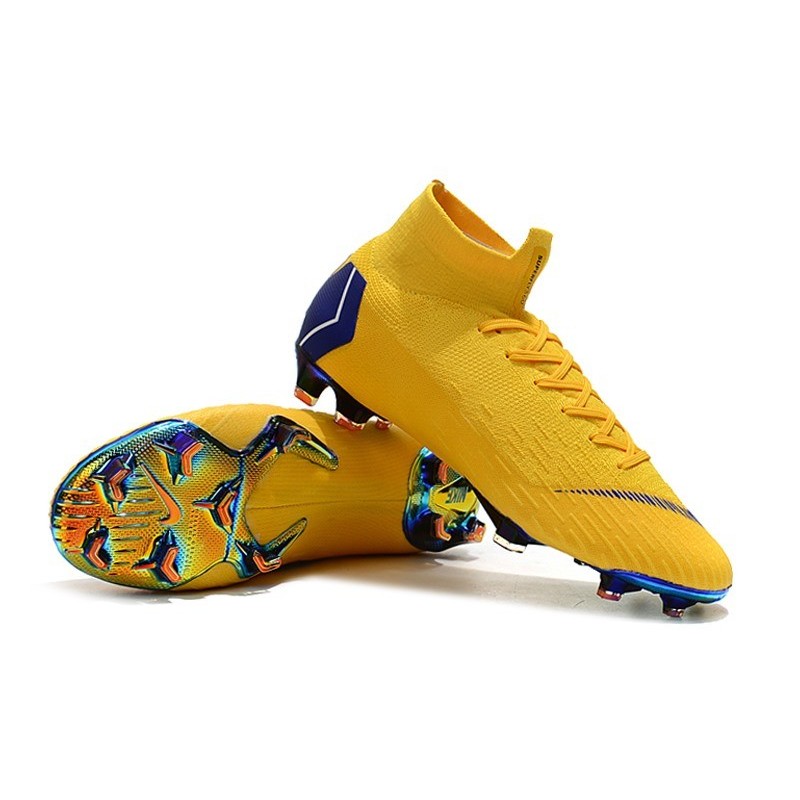 nike mercurial blue and yellow