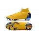 Nike Mercurial Superfly Vi Elite FG New Soccer Cleats - Yellow Blue