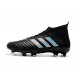 adidas Predator 18.1 Mens FG Football Boots Black Silver