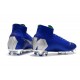 Nike Mens Mercurial Superfly 6 Elite FG Football Boots - Blue Silver