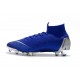 Nike Mens Mercurial Superfly 6 Elite FG Football Boots - Blue Silver