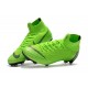 Nike Mens Mercurial Superfly 6 Elite FG Football Boots - Green Black