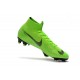 Nike Mens Mercurial Superfly 6 Elite FG Football Boots - Green Black