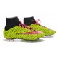 Cristiano Ronaldo Nike Mercurial Superfly 4 FG ACC Boots Safari Yellow Pink