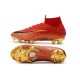 Nike Mens Mercurial Superfly 6 Elite FG Football Boots - Red Gold