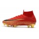 Nike Mens Mercurial Superfly 6 Elite FG Football Boots - Red Gold