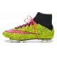 Cristiano Ronaldo Nike Mercurial Superfly 4 FG ACC Boots Safari Yellow Pink
