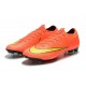 Nike Mercurial Vapor XII Mens FG Football Boots - Orange Yellow