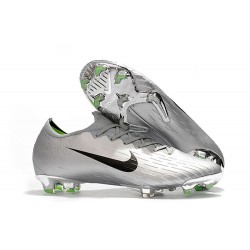 Nike Mercurial Vapor 12 FG New World Cup Cleat - Silver Black