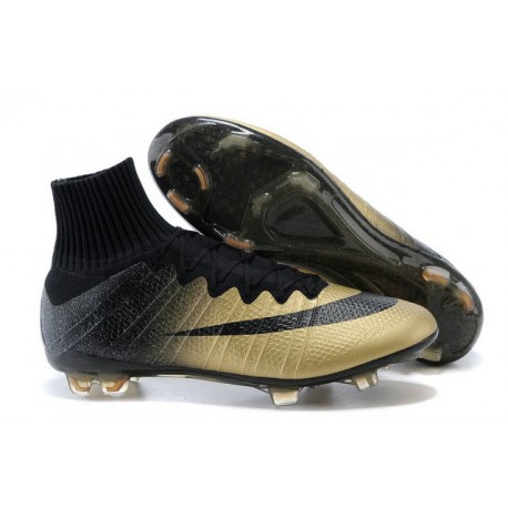 Nike Mercurial Superfly CR7 FG 'Rare Gold' Ronaldo's Ballon D'or Boots Golden Black