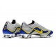 Nike Mercurial Vapor 12 FG New World Cup Cleat - Silver Blue Yellow