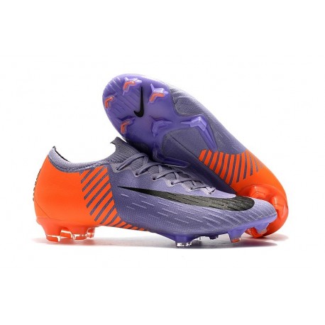 Nike Mercurial Vapor 12 FG New World Cup Cleat - Purplel Orange Black