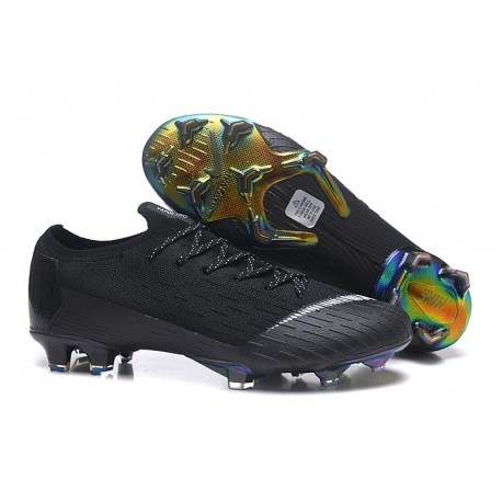Nike Mercurial Vapor 12 FG New World Cup Cleat - Black White