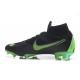 Nike Mens Mercurial Superfly 6 Elite FG Football Boots - Black Green