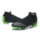 Nike Mens Mercurial Superfly 6 Elite FG Football Boots - Black Green