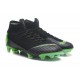 Nike Mens Mercurial Superfly 6 Elite FG Football Boots - Black Green