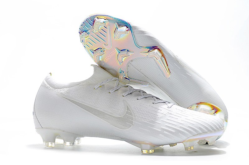all white vapor cleats